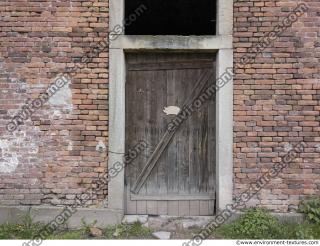 doors wooden single old 0001